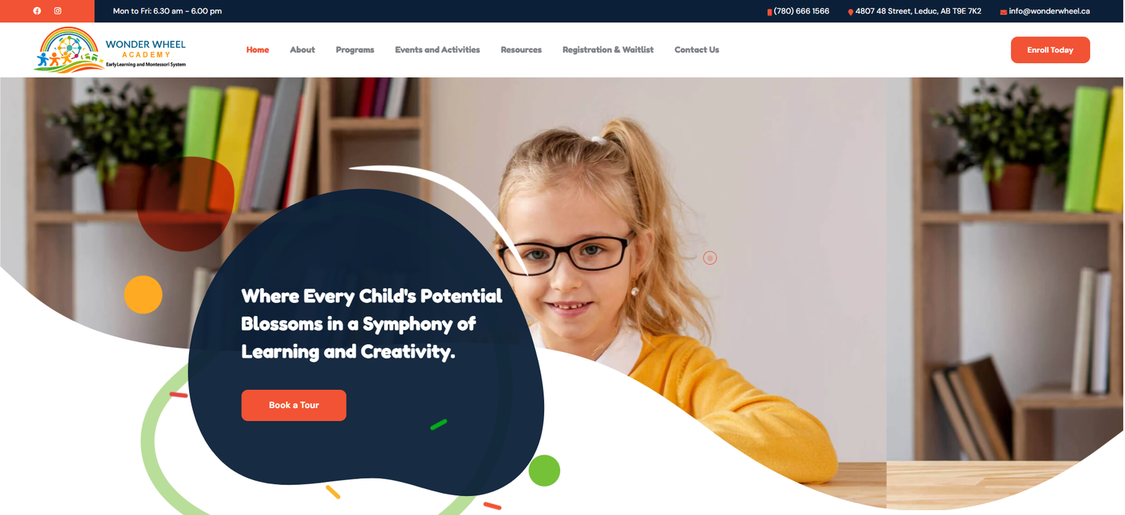 Corporate business website project preview